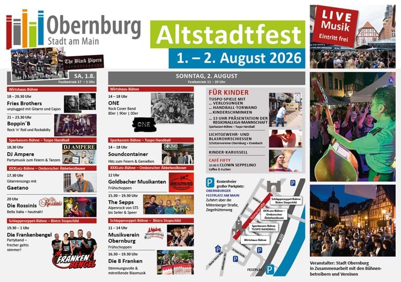 Aktuelles Altstadtfest-Programmplakat