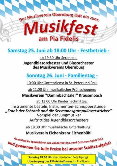 Serenade 2016 - Musikverein Obernburg