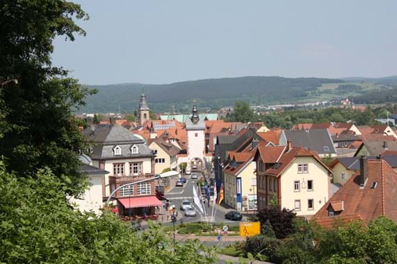 Stadtansicht von Obernburg Eingang Süd