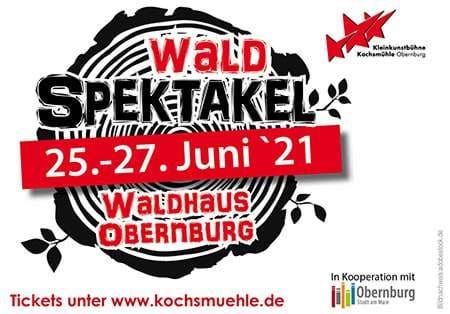Logo des Events Waldspektakel am 25. bis 27.Juni 2021