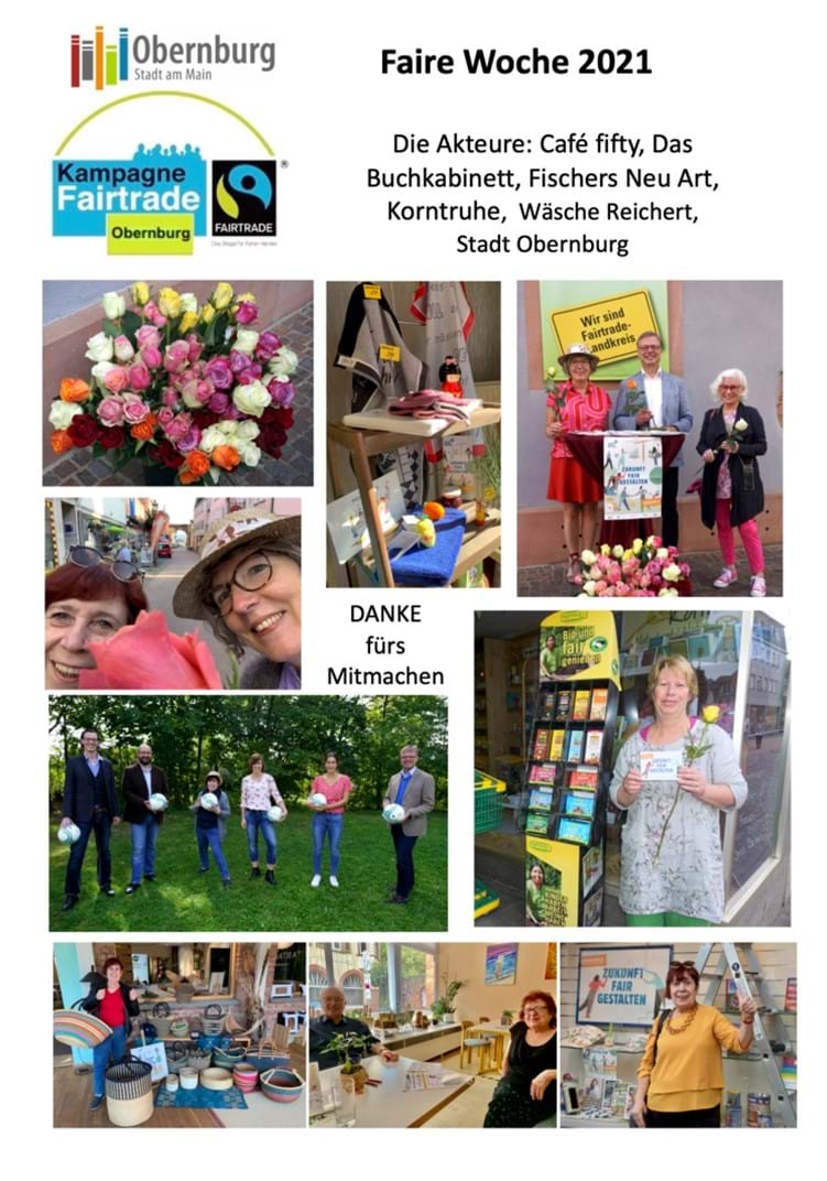 Fotos aller Akteure der Fairen Woche in Obernburg