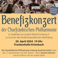 Benefizkonzert der Churfränkischen Philharmonie