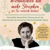 Katrin Penz & Cello: Weihnachten hat mehr Strophen als Sie vielleicht denken!