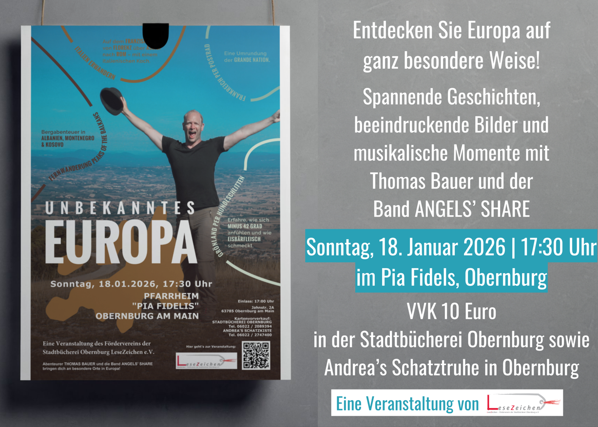 Unbekanntes Europa mit Thomas Bauer und der Band ANGELS’ SHARE